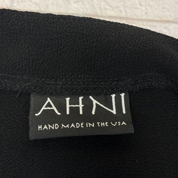 AHNI Women Blouse Top Button Shirt Size 0 Embroidered Floral Artsy D055 -1 - Picture 15 of 16